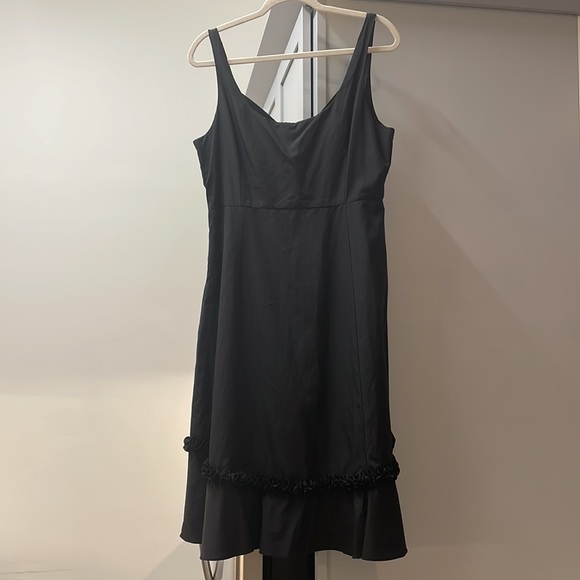 Anthropologie Black Sleeveless Dress Size 14 - Picture 4 of 6